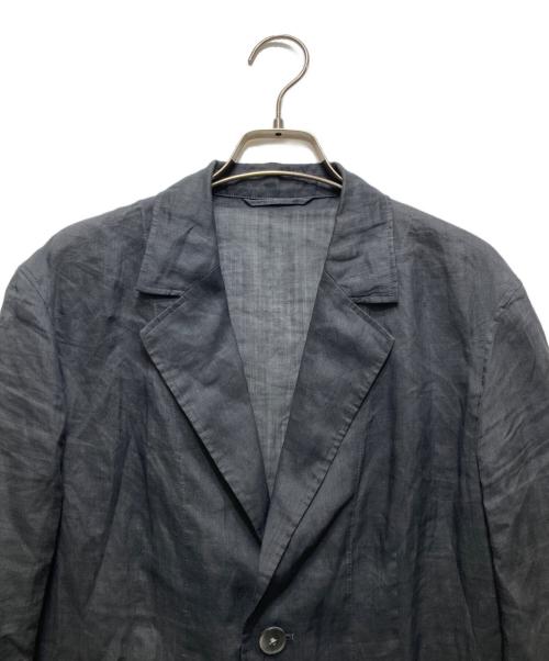 MACPHEE（マカフィー）MACPHEE (マカフィー) プレーンラミー シアージャケット グレー サイズ:36の古着・服飾アイテム