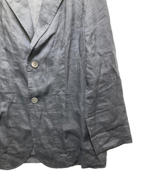 MACPHEE（マカフィー）MACPHEE (マカフィー) プレーンラミー シアージャケット グレー サイズ:36の古着・服飾アイテム