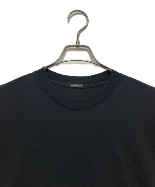 COMOLI（コモリ）COMOLI (コモリ) コットンジャージ 半袖Tシャツ ブラック サイズ:4の古着・服飾アイテム