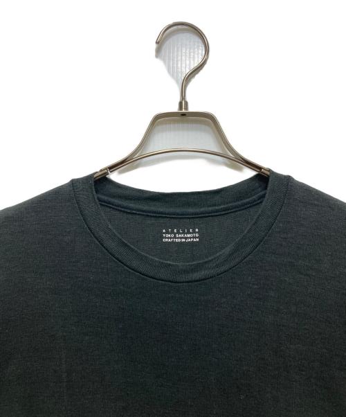 yokosakamoto（ヨウコサカモト）yokosakamoto (ヨウコサカモト) T-SHIRT（MAX HIGH COUNT HEMP JERSEY）YS-26SS-81 グレー サイズ:Lの古着・服飾アイテム
