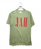 ALCHEMISTアルケミスト）の古着「”JAH" 半袖Tシャツ」｜グリーン