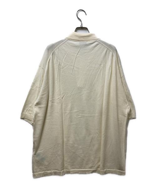 JOHN SMEDLEY（ジョンスメドレー）JOHN SMEDLEY (ジョンスメドレー) ウールニットポロシャツ ベージュ サイズ:Lの古着・服飾アイテム