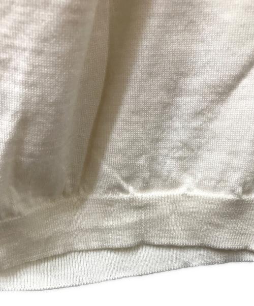 JOHN SMEDLEY（ジョンスメドレー）JOHN SMEDLEY (ジョンスメドレー) ウールニットポロシャツ ベージュ サイズ:Lの古着・服飾アイテム