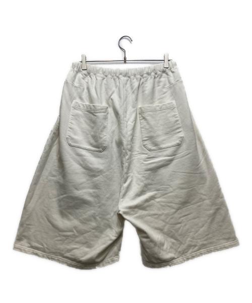 ANCELLM（アンセルム）ANCELLM (アンセルム) 3/4 TUCK SWEAT SHORTS（タックスウェットパンツ） ホワイト サイズ:2の古着・服飾アイテム
