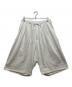 ANCELLM（アンセルム）の古着「3/4 TUCK SWEAT SHORTS（タックスウェットパンツ）」｜ホワイト