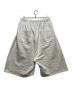 ANCELLM (アンセルム) 3/4 TUCK SWEAT SHORTS（タックスウェットパンツ） ホワイト サイズ:2：16000円