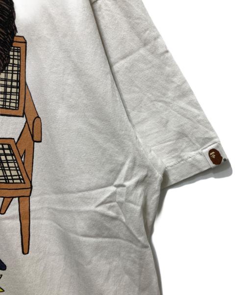 SAINT MICHAEL（セントマイケル）SAINT MICHAEL (セントマイケル) A BATHING APE (アベイシングエイプ) AP SS TEE / HVN & HELL /WHT / Tシャツ ホワイト サイズ:XXLの古着・服飾アイテム