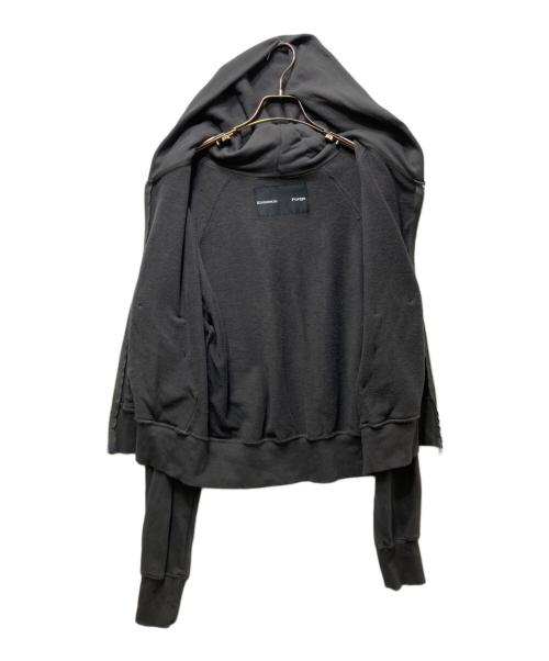 Essence Forge（エッセンス・フォージ）Essence Forge (エッセンス・フォージ) ジップパーカー　 韓国ブランド グレー サイズ:Freeの古着・服飾アイテム