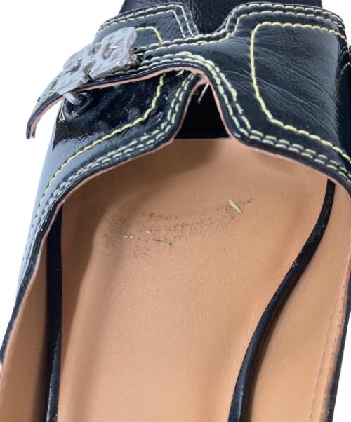 GANNI（ガニー）GANNI (ガニー) Butterfly Wedge Mules（バタフライ ウェッジ ミュール） / サンダル　S3048 ブラック サイズ:39の古着・服飾アイテム