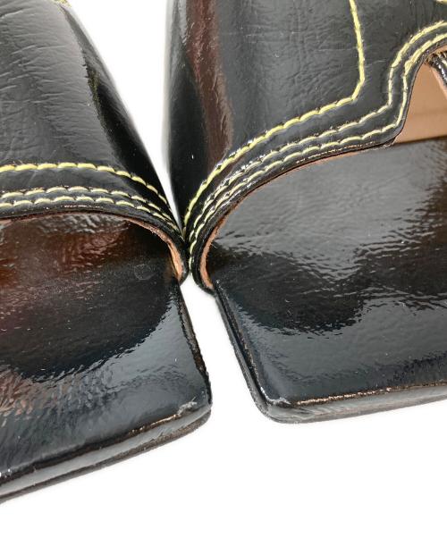 GANNI（ガニー）GANNI (ガニー) Butterfly Wedge Mules（バタフライ ウェッジ ミュール） / サンダル　S3048 ブラック サイズ:39の古着・服飾アイテム