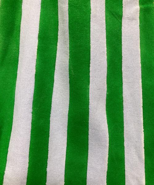 SZ Blockprints（エスゼットブロックプリント）SZ Blockprints (エスゼットブロックプリント) RINA STRIPE ワンピース 4110300296 グリーン サイズ:Mの古着・服飾アイテム