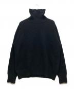 sssteinシュタイン）の古着「EXTRA FINE WOOL WARM KNIT TURTLE NECK LS (エクストラファインウールワームニットタートルネックLS)」｜ブラック