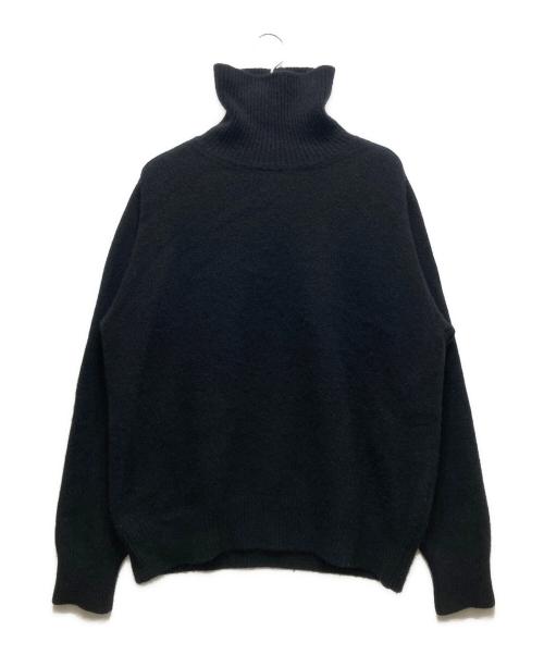 ssstein（シュタイン）ssstein (シュタイン) EXTRA FINE WOOL WARM KNIT TURTLE NECK LS (エクストラファインウールワームニットタートルネックLS) ブラック サイズ:Mの古着・服飾アイテム