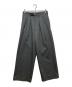 M'S BRAQUE（エムズブラック）の古着「TUCKED BAGGY PANTS(タックバギーパンツ)」｜グレー
