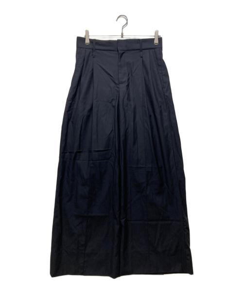 Hedie.+（エディークロス）Hedie.+ (エディークロス) 26SS Wool Back Satin Pants(ウールバックサテンパンツ)　26030300402010 ネイビー サイズ:Sの古着・服飾アイテム