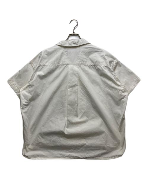 MIHARA YASUHIRO（ミハラヤスヒロ）MIHARA YASUHIRO (ミハラヤスヒロ) 26SS OVER DYE SS SHIRTS(オーバーダイショートスリーブシャツ)  in・stru(men-tal) ホワイト サイズ:44の古着・服飾アイテム