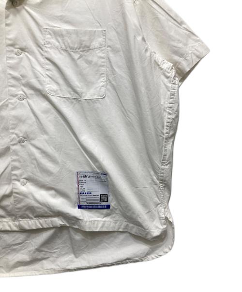 MIHARA YASUHIRO（ミハラヤスヒロ）MIHARA YASUHIRO (ミハラヤスヒロ) 26SS OVER DYE SS SHIRTS(オーバーダイショートスリーブシャツ)  in・stru(men-tal) ホワイト サイズ:44の古着・服飾アイテム