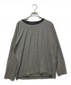 BATONERバトナ―）の古着「DRY WOOL LONG T-SHIRT」｜ブラック