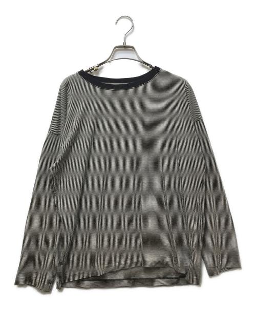 BATONER（バトナ―）BATONER (バトナ―) DRY WOOL LONG T-SHIRT ブラック サイズ:1の古着・服飾アイテム
