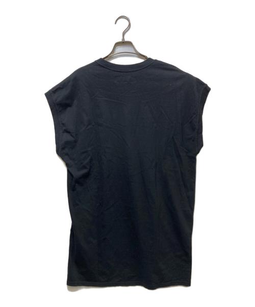 SHARE SPIRIT（シェアスピリット）SHARE SPIRIT (シェアスピリット) ROSELEG Tee / ノースリーブTシャツ　Y2K ブラック サイズ:記載無の古着・服飾アイテム