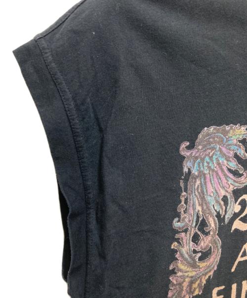 SHARE SPIRIT（シェアスピリット）SHARE SPIRIT (シェアスピリット) ROSELEG Tee / ノースリーブTシャツ　Y2K ブラック サイズ:記載無の古着・服飾アイテム