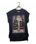 SHARE SPIRIT（シェアスピリット）の古着「ROSELEG Tee / ノースリーブTシャツ　Y2K」｜ブラック