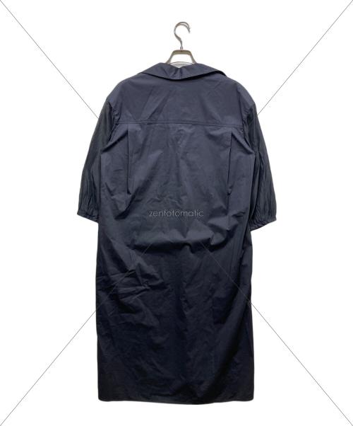 PESERICO（ペゼリコ）PESERICO (ペゼリコ) 胸ポケットコットンストレッチワンピース ネイビー サイズ:42の古着・服飾アイテム