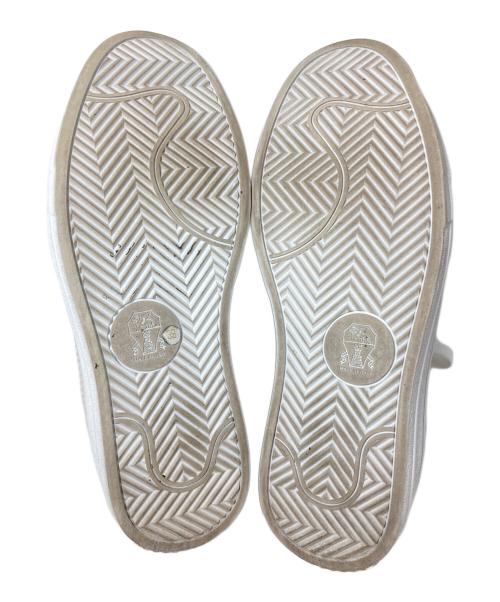 BRUNELLO CUCINELLI（ブルネロクチネリ）BRUNELLO CUCINELLI (ブルネロクチネリ) ニット×スウェード モニーレ パネルスニーカー　241MZ49G2650 ベージュ サイズ:SIZE 39の古着・服飾アイテム
