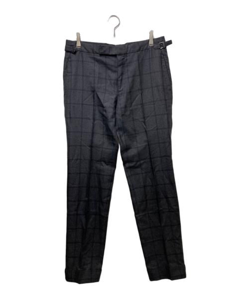 TOM FORD（トムフォード）TOM FORD (トムフォード) チェックセットアップ グレー サイズ:50の古着・服飾アイテム