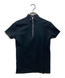 Jean Paul Gaultier homme（ジャンポールゴルチェオム）の古着「ハーフジップカットソー」｜ブラック