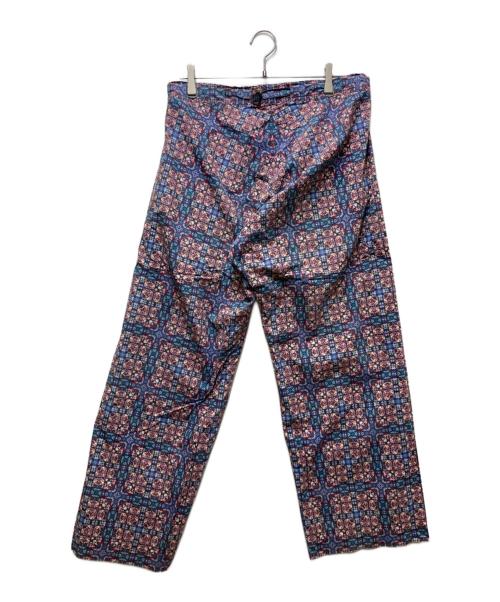 ISSEY MIYAKE MEN（イッセイミヤケメン）ISSEY MIYAKE MEN (イッセイミヤケメン) シンチバッグ総柄パンツ パープル サイズ:SMサイズの古着・服飾アイテム