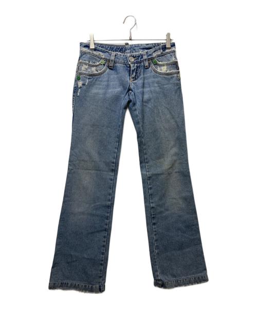 DSQUARED2（ディースクエアード）DSQUARED2 (ディースクエアード) 420 ROLLING PAPERS インディゴ サイズ:40の古着・服飾アイテム