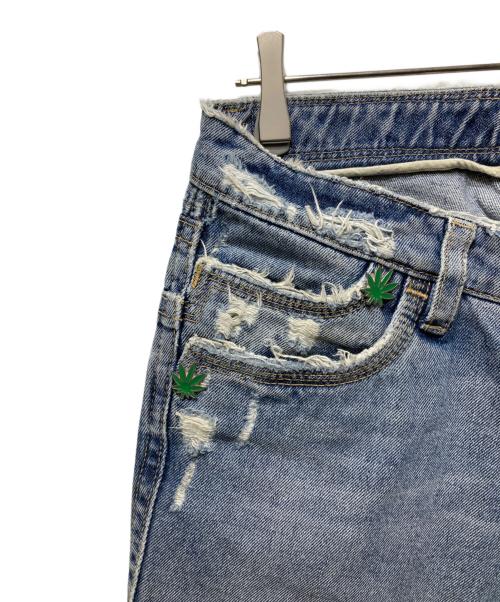 DSQUARED2（ディースクエアード）DSQUARED2 (ディースクエアード) 420 ROLLING PAPERS インディゴ サイズ:40の古着・服飾アイテム