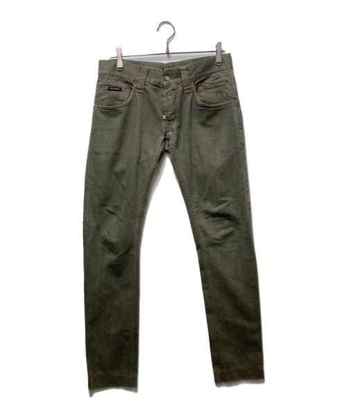 DOLCE & GABBANA（ドルチェ＆ガッバーナ）DOLCE & GABBANA (ドルチェ＆ガッバーナ) デニムパンツ グレー サイズ:44の古着・服飾アイテム