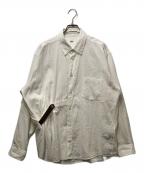 KHOKIコッキ）の古着「Asymmetric Shirt」｜ホワイト