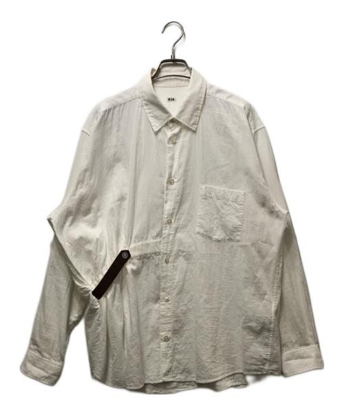KHOKI（コッキ）KHOKI (コッキ) Asymmetric Shirt ホワイト サイズ:3の古着・服飾アイテム