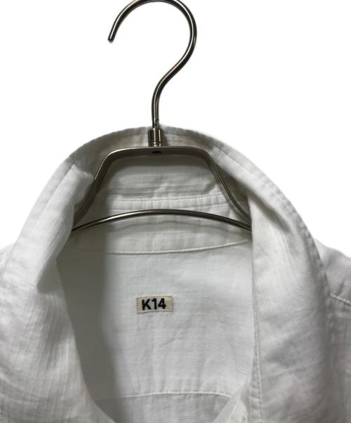 KHOKI（コッキ）KHOKI (コッキ) Asymmetric Shirt ホワイト サイズ:3の古着・服飾アイテム