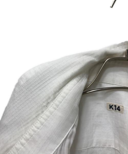KHOKI（コッキ）KHOKI (コッキ) Asymmetric Shirt ホワイト サイズ:3の古着・服飾アイテム
