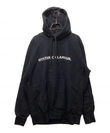 Hysteric Glamour（ヒステリックグラマー）の古着「HYS LOGO（ヒスロゴ スウェットフーディ） パーカー　02253CF09」｜ブラック