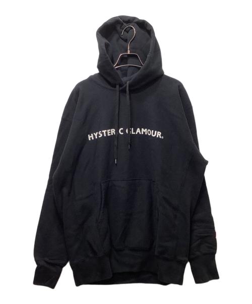 Hysteric Glamour（ヒステリックグラマー）Hysteric Glamour (ヒステリックグラマー) HYS LOGO（ヒスロゴ スウェットフーディ） パーカー　02253CF09 ブラック サイズ:XLの古着・服飾アイテム