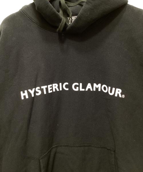 Hysteric Glamour（ヒステリックグラマー）Hysteric Glamour (ヒステリックグラマー) HYS LOGO（ヒスロゴ スウェットフーディ） パーカー　02253CF09 ブラック サイズ:XLの古着・服飾アイテム