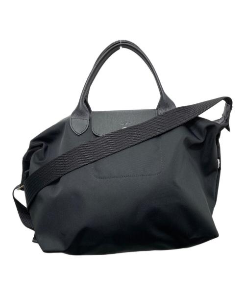 LONGCHAMP（ロンシャン）LONGCHAMP (ロンシャン) ル プリアージュ® エナジー L トップハンドルバッグ ブラックの古着・服飾アイテム