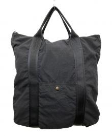 MHL×PORTER（マーガレットハウエル×ポーター）の古着「2WAY TOTE BAD(2ウェイトートバッグ）POTR/POTR FOR MHL。 390-02055 」｜ブラック