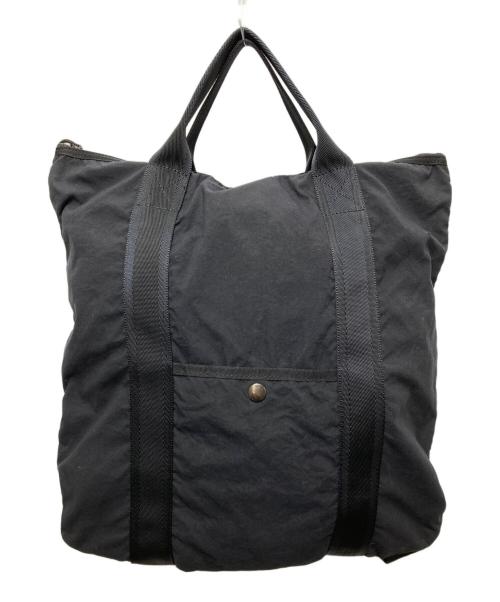 MHL（マーガレットハウエル）MHL (マーガレットハウエル) PORTER (ポーター) 2WAY TOTE BAD(2ウェイトートバッグ）POTR/POTR FOR MHL。 390-02055  ブラックの古着・服飾アイテム