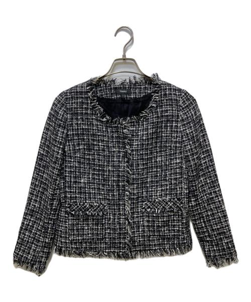 theory（セオリー）theory (セオリー) ツイードセットアップ 01-8104103-055-700 ブラックの古着・服飾アイテム