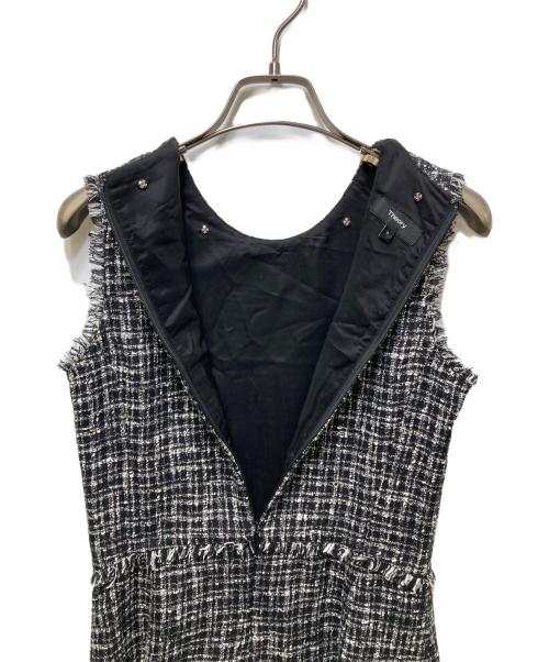 theory（セオリー）theory (セオリー) ツイードセットアップ 01-8104103-055-700 ブラックの古着・服飾アイテム