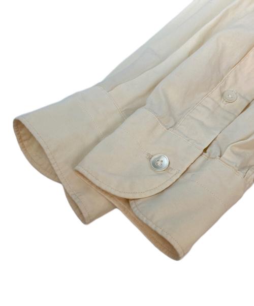COMOLI（コモリ）COMOLI (コモリ) バンドカラーシャツ ベージュ サイズ:1の古着・服飾アイテム