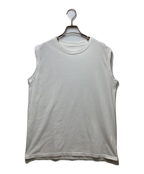 COMOLI（コモリ）COMOLI (コモリ) コットンジャージ ノースリーブ　25SS ホワイト サイズ:2の古着・服飾アイテム