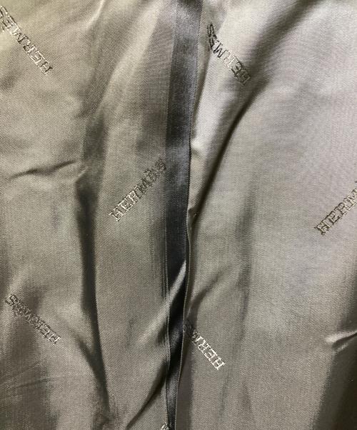 HERMES（エルメス）HERMES (エルメス) チェック柄 カシミヤ×ウール 2Bテーラードジャケット ネイビー サイズ:52の古着・服飾アイテム