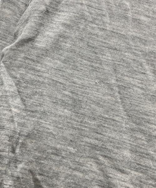 Y's（ワイズ）Y's (ワイズ) ウール丸首カーディガン YD-T77-172 /アシンメトリー  グレー サイズ:2の古着・服飾アイテム